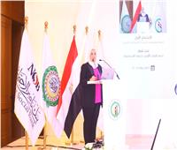 وزيرة التضامن تقدم عرضا حول بناء الدولة خلال الاجتماع للبنوك بشرم الشيخ
