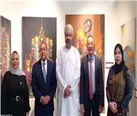 وزير العمل بسلطنة عمان وقائد الجيش الهندي في المتحف القومي للحضارة 