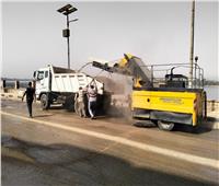 رفع 822 حالة إشغال وتعد بمنطقة سوق الخميس بمدينة أسوان