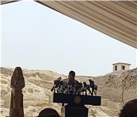 وزير السياحة: بأيادي مصرية تم الكشف عن مقبرتين وورشتين تحنيط أثرية