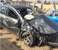 إصابة 3 أشخاص في حادث تصادم سيارة ملاكي بأكتوبر