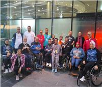 بعثة تنس الطاولة البارالمبية تصل القاهرة بعد حصد 27 ميدالية في بطولة الأردن الدولية