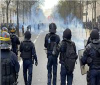 الشرطة الفرنسية تستخدم الغاز المسيل للدموع لفض مظاهرة وسط العاصمة باريس