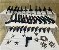 الأمن العام يضبط 35 قطعة سلاح ناري و25 متهمًا بأسيوط