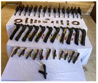 الأمن العام يضبط 38 قطعة سلاح ناري و28 متهمًا بأسيوط 