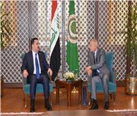 أبو الغيط لرئيس وزراء العراق: بغداد تقوم بدور مهم في المنطقة