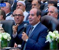 السيسي خلال افتتاح محطة "تحيا مصر": كل الوزارات تعمل بجدية