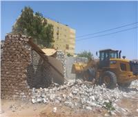 إزالة 13حالة تعدٍ ورفع 732 حالة إشغال بمدينة أسوان
