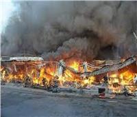نشوب حريق داخل إحدى مصانع الصناعات الغذائية بطريق مصر إسكندرية الصحراوي