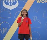 بطلة منتخب السباحة بالزعانف: فضية بطولة العالم على أرض مصر لها مذاق خاص