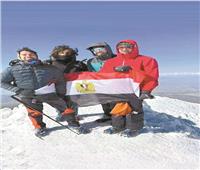 5 مصريين يتسلقون جبل «أرارات»