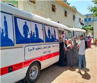 الحملة القومية "100 يوم صحة" تطلق قافلة طبية بقرية شطورة بسوهاج