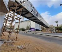 غلق محور الميثاق كليًا لإنشاء كوبري مشاة بمدينة نصر