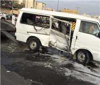 إصابة 15 شخصا في حادث تصادم سيارة بالطريق الصحراوي بالمنيا