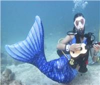 حفل موسيقي تحت الماء لحماية الشعاب المرجانية