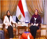 وزيرة التضامن الاجتماعي تستقبل سفيرة مملكة البحرين في القاهرة
