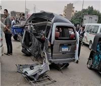 إصابة 7 أشخاص في حادث انقلاب سيارة سوزوكي بكرداسة