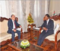 السفير المصري بكينيا يلتقي بوزير الخارجية الكيني 