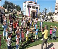 يوم رياضي وترفيهي للأطفال بمكتبة مصر العامة بدمنهور