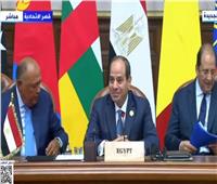 الرئيس السيسي: هناك العديد من القرارات ستسهم في حل الأزمة السودانية