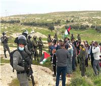 الاحتلال الإسرائيلي يقمع مسيرة ضد الاستيطان شمال غرب رام الله