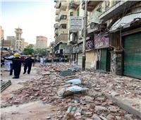 محافظ الإسكندرية يتابع حادث سقوط شرفتين بباكوس ومصرع وإصابة 4 مواطنين