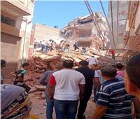 صحة البحيرة: نقل 8 مصابين في انهيار عقار رشيد للمستشفى 