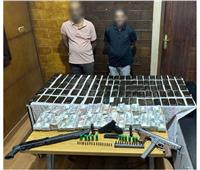 بالصور| تفاصيل ضبط 5 أشخاص بحوزتهم 30 كيلو كوكتيل مخدرات بالقاهرة