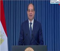 الرئيس السيسى: ثورة يوليو أسست الجمهورية الأولى منذ 70 عاما وبنت مصر جديدة