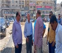 نائب محافظ القاهرة يتفقد أعمال رفع كفاءة تطوير ميدان المطرية