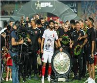 بعد فوز الأهلي بالدوري| مروان يهدي الدوري لروح والديه