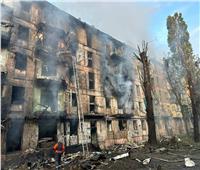 تدمير مبنى سكني بصاروخ أوكراني مضاد في مدينة «كريفوي روج»