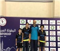 منتخبا تحت 11 و13 سنة يحققان ذهبية البطولة العربية لتنس الطاولة