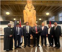 في احتفالية بالمتحف الفرعوني.. الأمريكيون ينبهرون بالحضارة المصرية