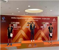 أحمد حمدي يحرز ذهبية 400م متنوع ببطولة العالم للسباحة للماسترز باليابان