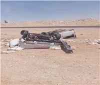 إصابة 3 أشخاص في حادث انقلاب سيارة بوسط سيناء