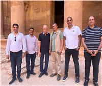 محافظ جنوب سيناء يقوم بزيارة منطقة البتراء الأثرية بالأردن في ختام زيارته للعقبة