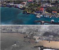 مشاهد تروي الدمار الناجم عن حرائق هاواي الأمريكية| فيديو وصور