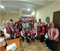مهمة إنسانية للهلال الأحمر فرع سيناء على الحدود المصرية السودانية