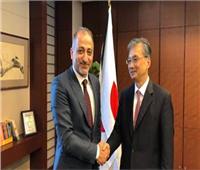 مندوب فلسطين يطلع سفير اليابان والمفوض بالجامعة العربية على الانتهاكات الإسرائيلية