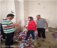 ضبط مواد غذائية وسجائر مجهولة المصدر في حملة تموينية بالإسكندرية 