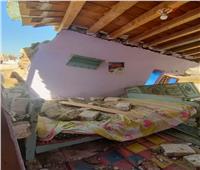 انهيار منزل في بني سويف دون خسائر في الأرواح