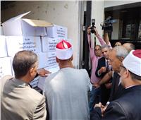 وزير الأوقاف يوزع 2 طن لحوم أضاحي ضمن احتفالات «القليوبية» بالعيد القومي 
