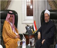 المفتي يستقبل مندوب السعودية الدائم بجامعة الدول العربية لتعزيز التعاون المشترك 