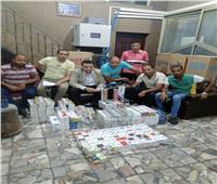 ضبط سجائر مهربة فى حملة تموينية بغرب الإسكندرية 