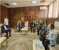 محافظ شمال سيناء يستقبل وزيرة الثقافة 