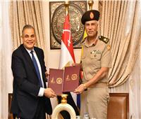 الكلية الفنية العسكرية توقع بروتوكول تعاون مع جامعة كفر الشيخ 