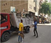 رفع وإزالة 115 حالة إشغال مخالفة خلال حملة موسعة بـ«المنيرة الغربية»| صور