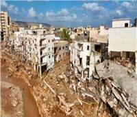 تشييع جثامين 3 عمال من المنيا ضحايا إعصار ليبيا 