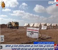 «القاهرة الإخبارية»: معسكر الإغاثة المصري بدرنة يواصل إمداداته لليبيين